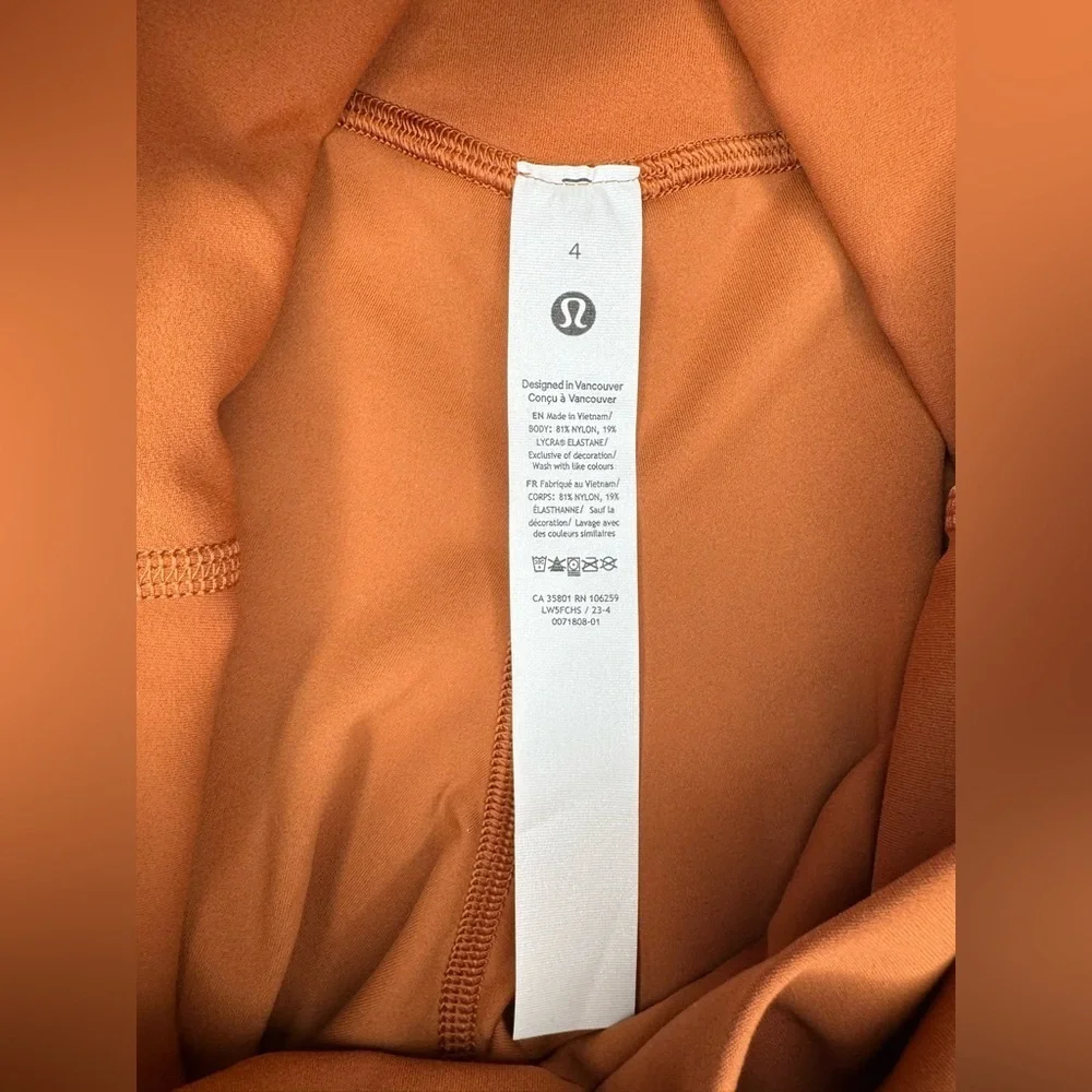 Lululemon Flow Y Nulu Longline Bra & Align High Rise Mini Flare Pant Extra Short